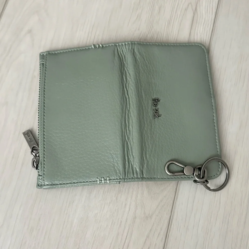 The Sak Sage Green Leather Shoulder Hobo